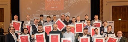 Die Sieger des „Falstaff Rotwein Guide 2023“ in der Hofburg Wien