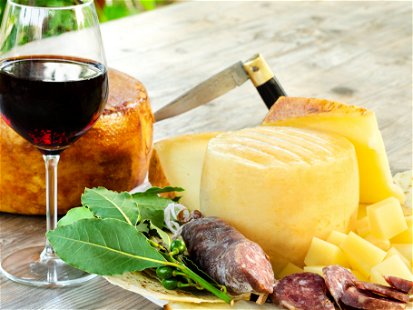 Sardinia is famous for its wide range of cheeses, wines and fine foods.