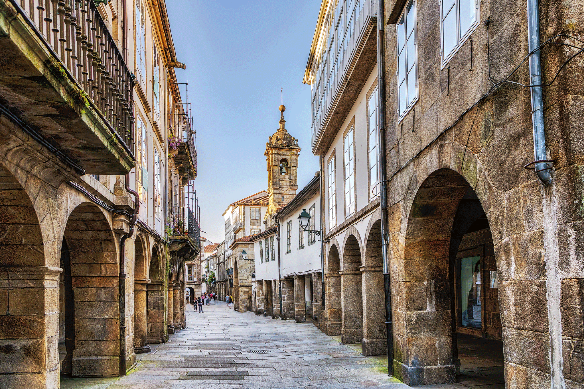 Die malerische Pilgerstadt Santiago de Compostela&nbsp;ist auch für Gourmets&nbsp;ein lohnendes Ziel.