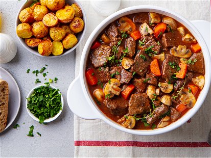 Warm up with these stews and casseroles.