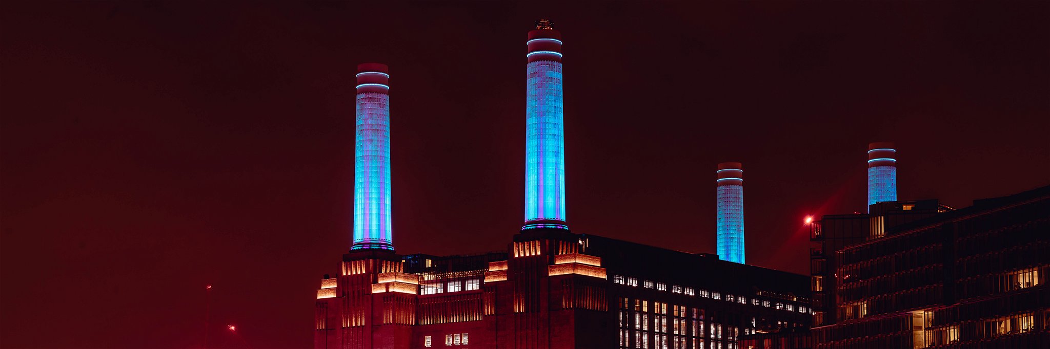 Glide, a new ice rink at Battersea Power Station.