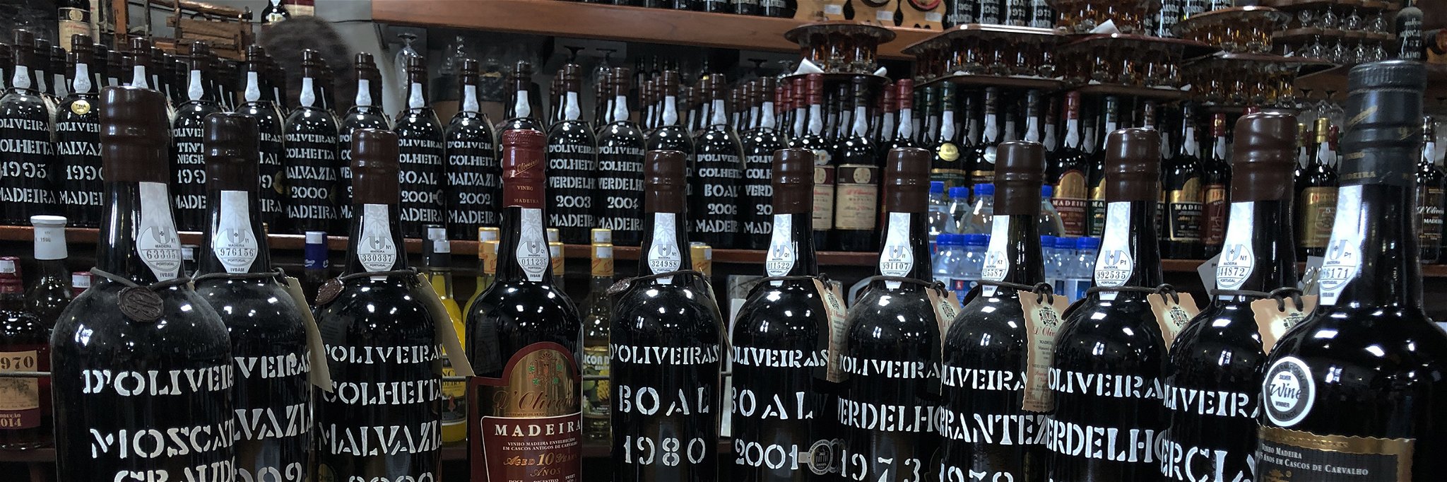 Pereira D’Oliveira has a considerable stock of rare old vintage wine.