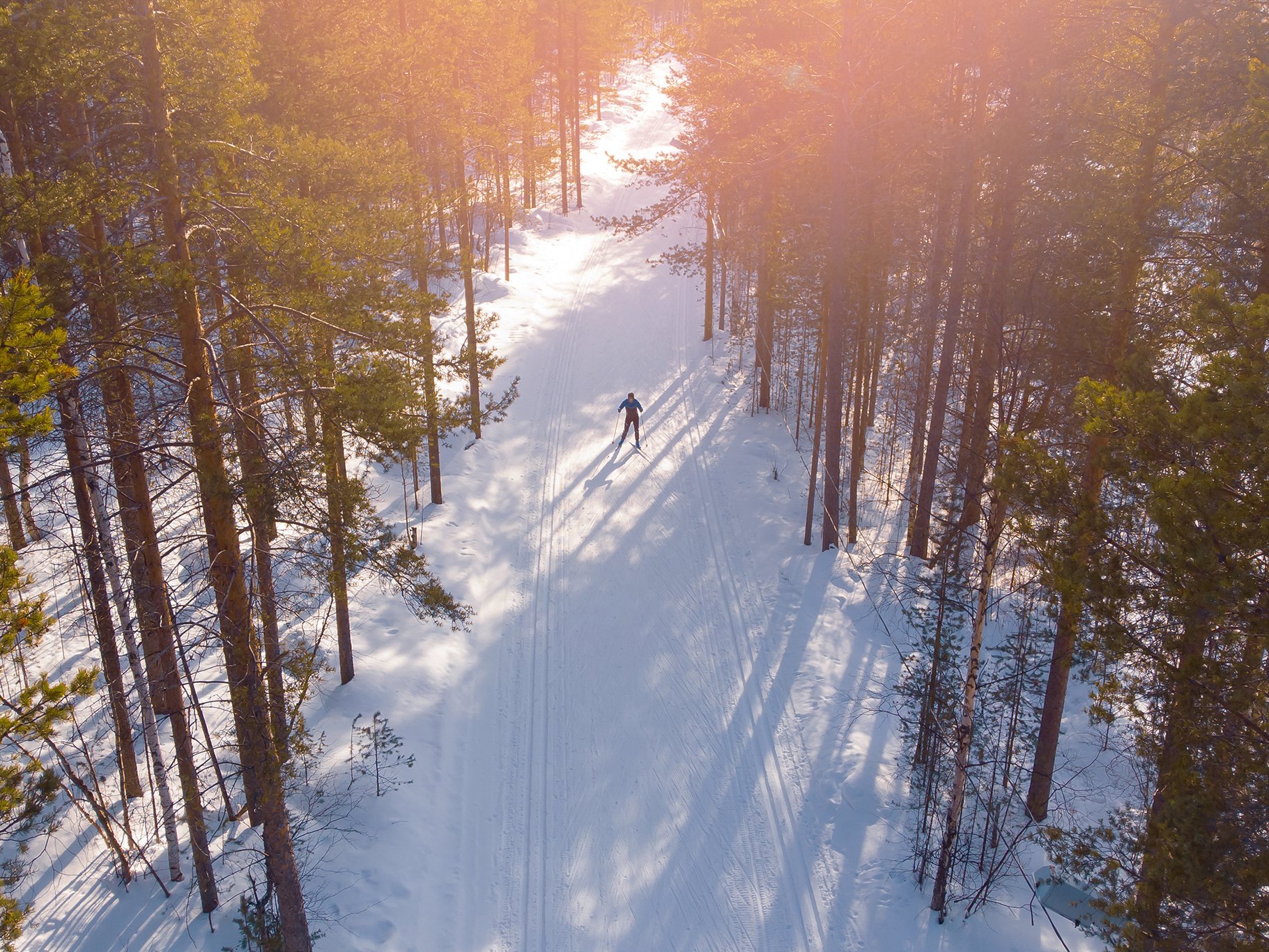 Cross-country skiing is one of the most popular past times in Southern Finland.