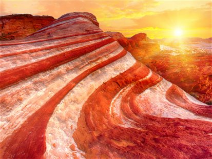 The Fire Wave, a unique rock formation in the Valley of Fire.