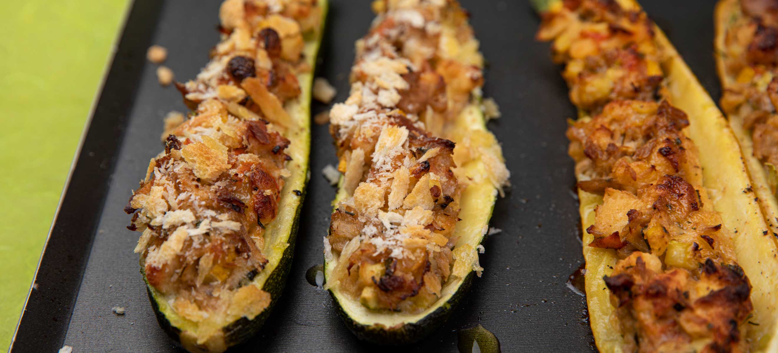 Gefüllte Zucchini mit Thunfisch - Rezepte - Falstaff