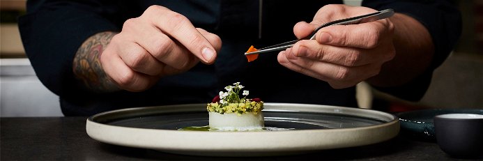 In seinem Restaurant «Marktküche» in Zürich hebt Tobias Hoesli die vegetarische Küche auf Gourmetniveau.