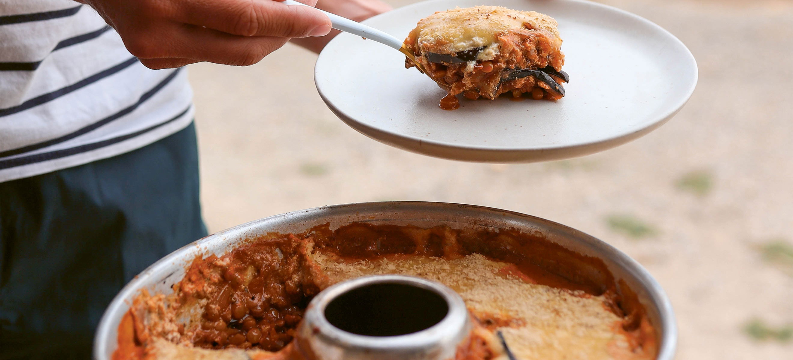 Veganes Linsen-Moussaka - Rezepte - Falstaff