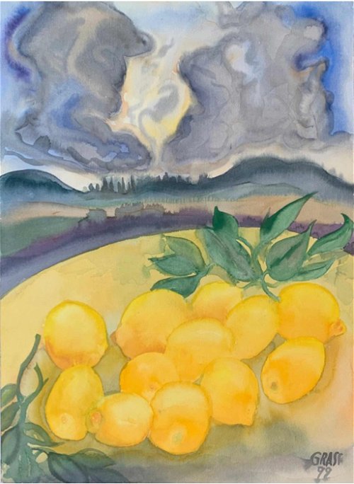 »Zitronen unter Wolken«, 1999.