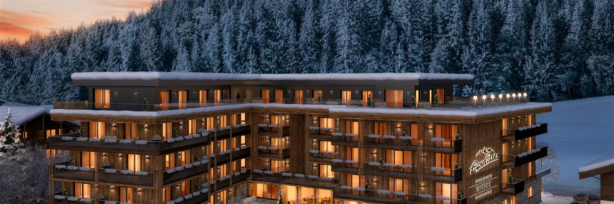 Simon Taxacher baut das »Hotel Rosengarten« in Kirchberg mit »AlpenParks« aus und neu auf.