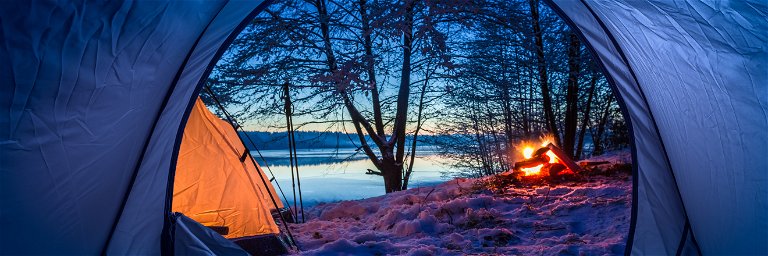 Es gibt auch gemütliche&nbsp;Campingplätze&nbsp;für die kalte Jahreszeit.