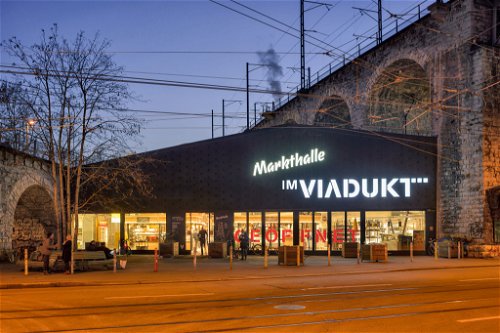 Die «Markthalle im Viadukt» ist eine Anlaufstelle für Gourmets.