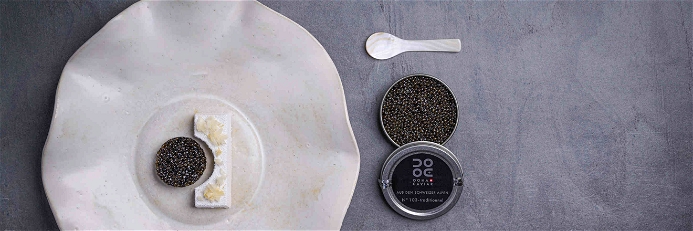 Für das Gericht verwendet Irka den Oona Caviar »N° 103-traditionnel«.