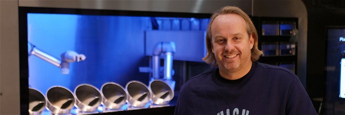 »Liebligsplatz«-Geschäftsführer Niels Battenfeld setzt in seinem neuen Hotel auf einen Roboter-Koch.
