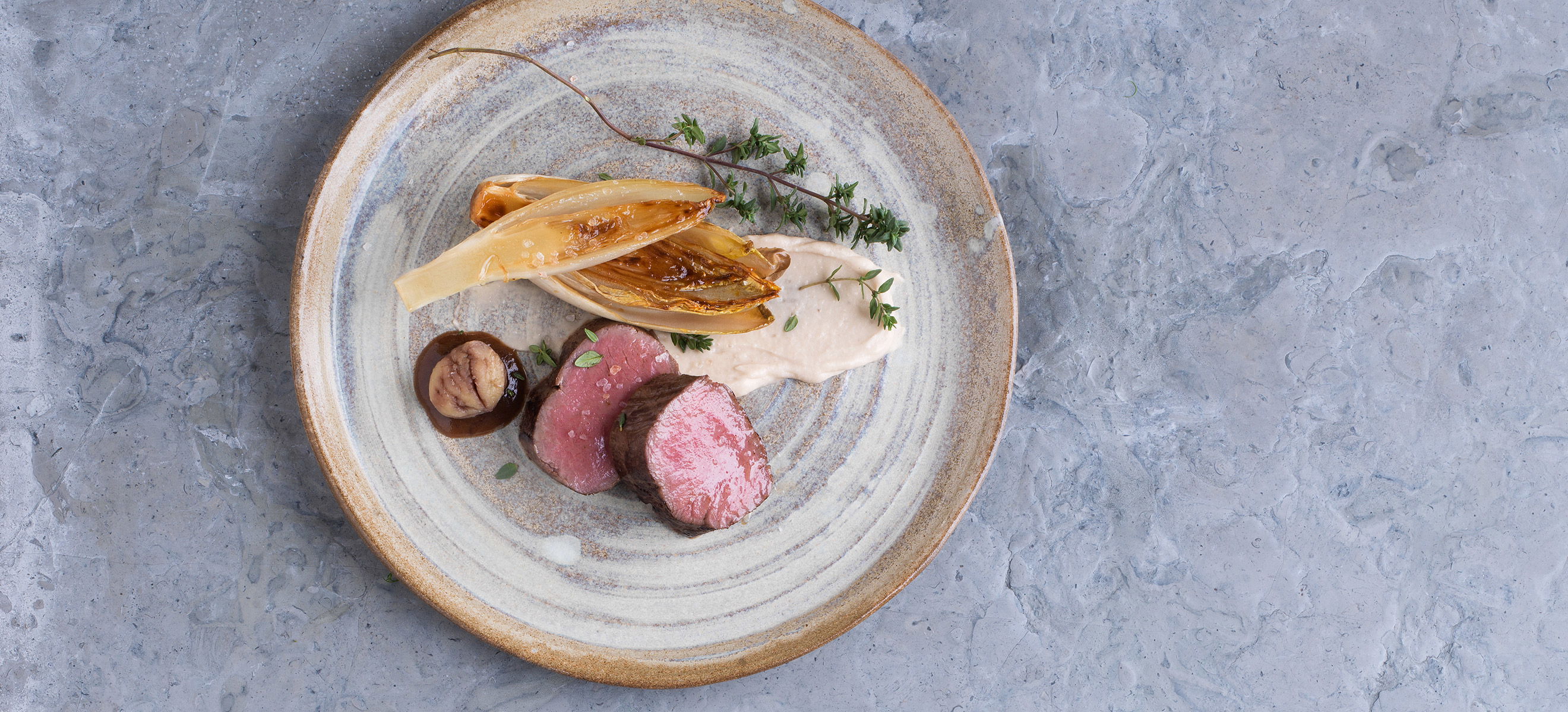 Hirschrücken mit Kastaniencreme - Rezepte - Falstaff