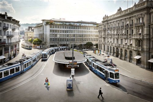 Der Paradeplatz ist das Finanzzentrum Zürichs. In Laufdistanz befinden sich gleich mehrere Zürcher Genuss-Hotspots.
