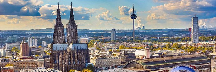 Gleich mehrere Locations bieten am Valentinstag einen atemberaubenden Blick auf den Kölner Dom.