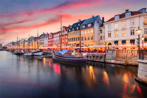Nyhavn-Kanal, Kopenhagen.