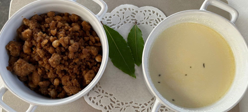 Rahmsuppe mit Bohnensterz - Rezepte - Falstaff