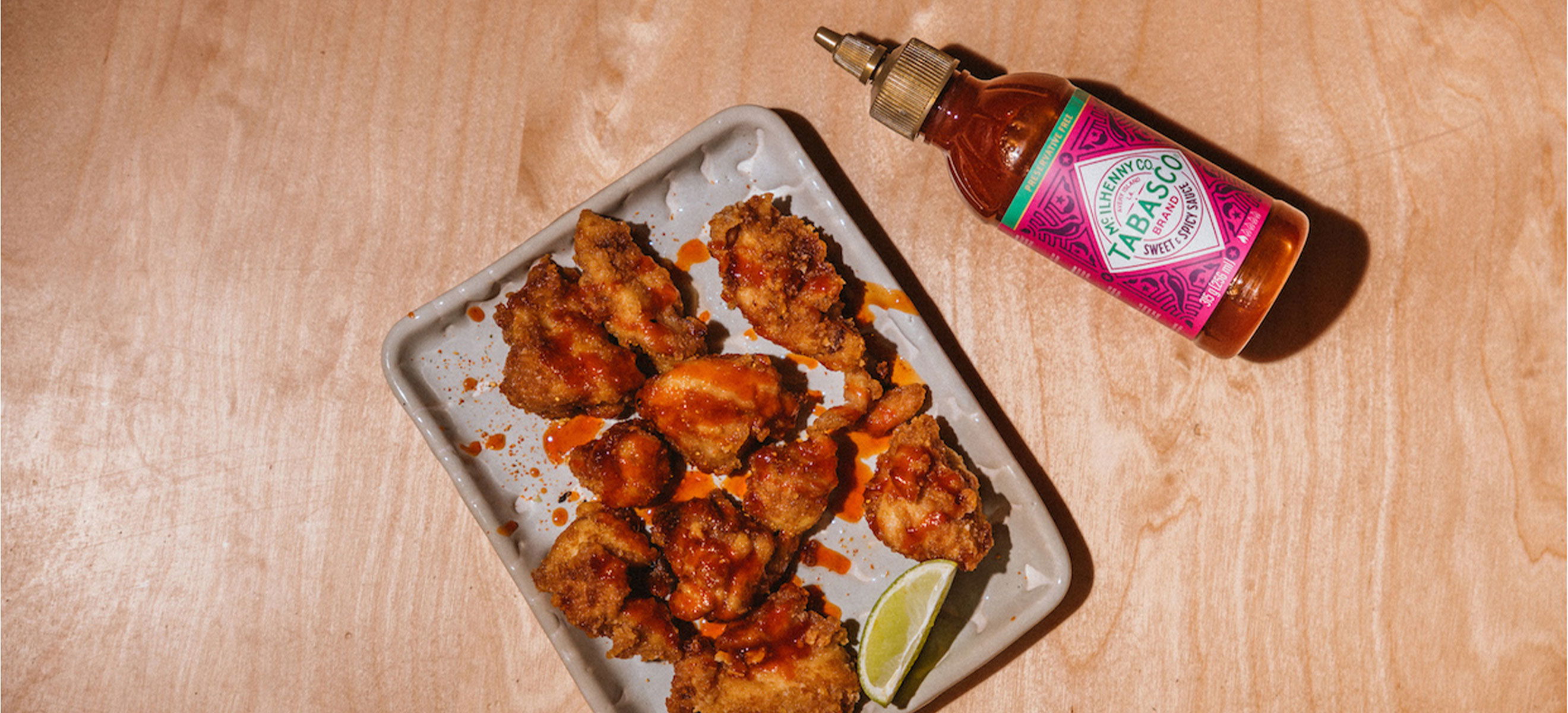 Tori Karaage mit Tabasco Sweet &amp; Spicy Sauce - Rezepte - Falstaff