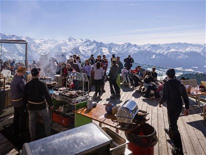 Ski &amp; Gourmet BBQ auf der Schmittenhöhe im Franzl