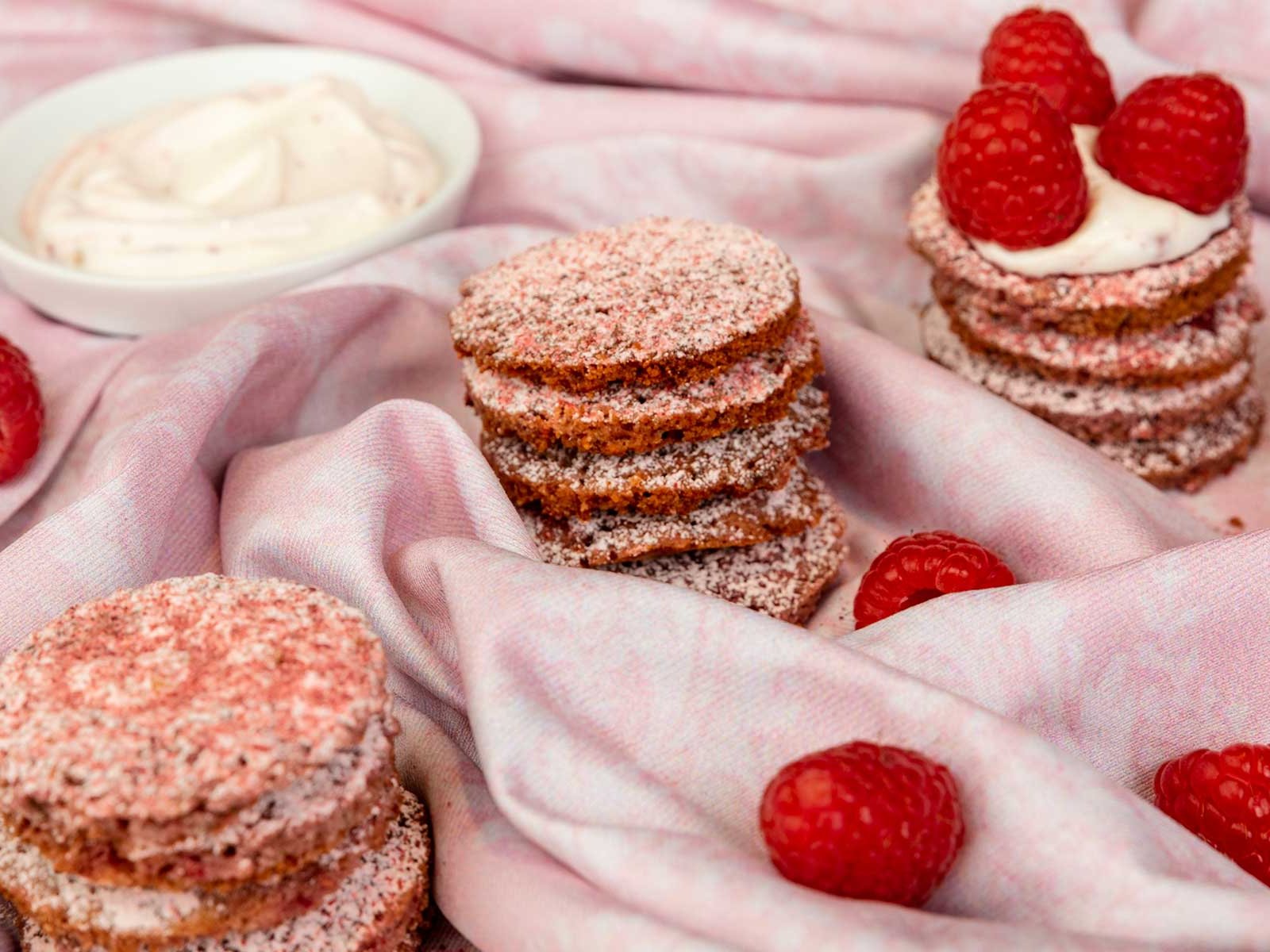 Raspberry Biscuits