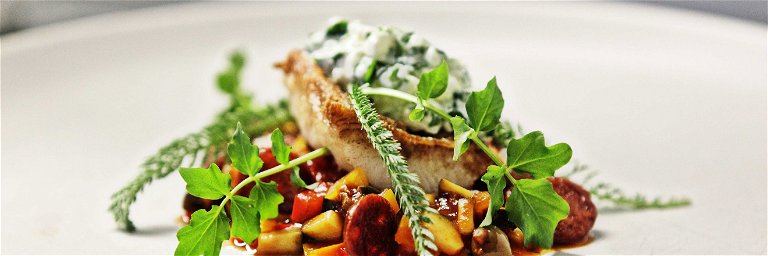 Pike Perch with Mediterranean Vegetables