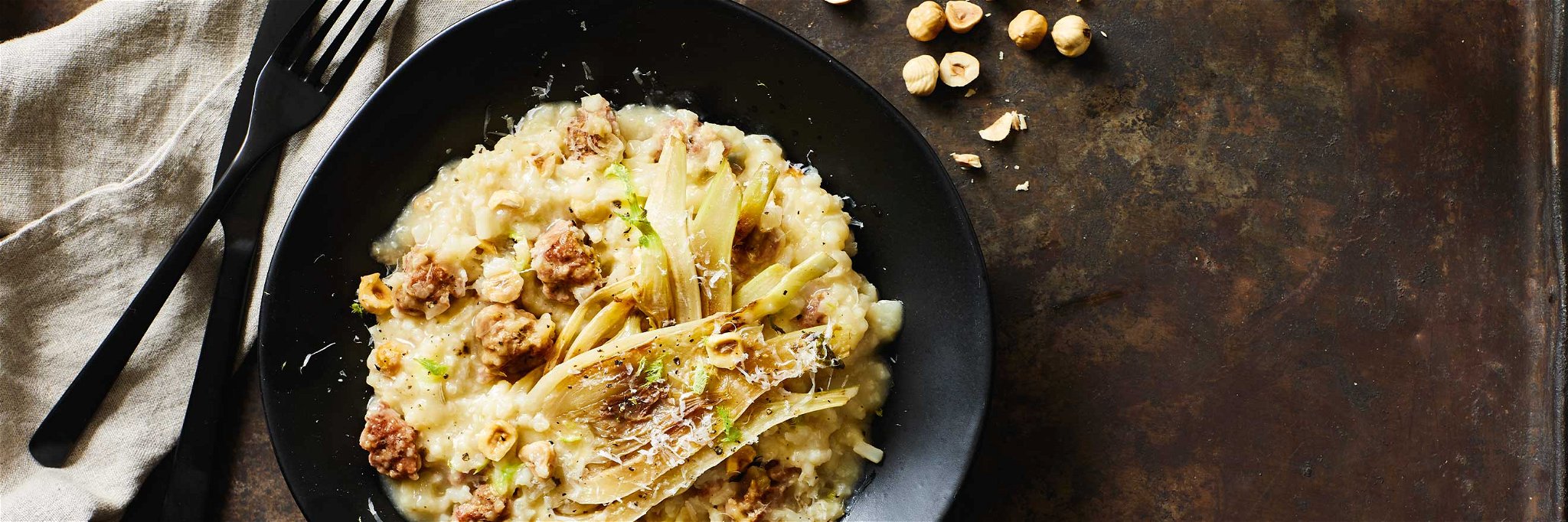 Fennel and Sausage Risotto
