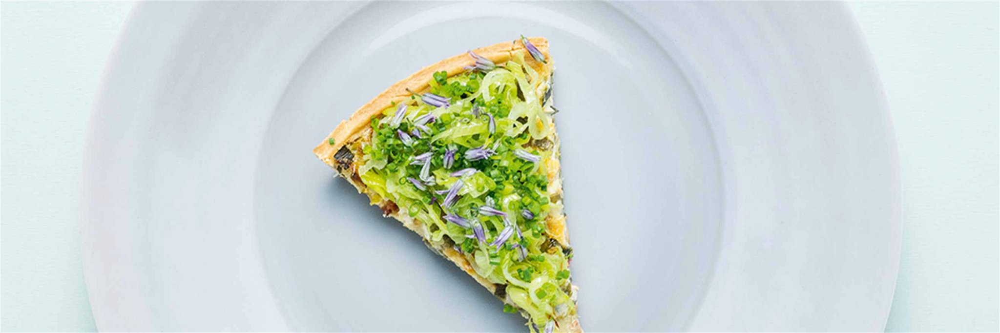 Leek Quiche with Chives