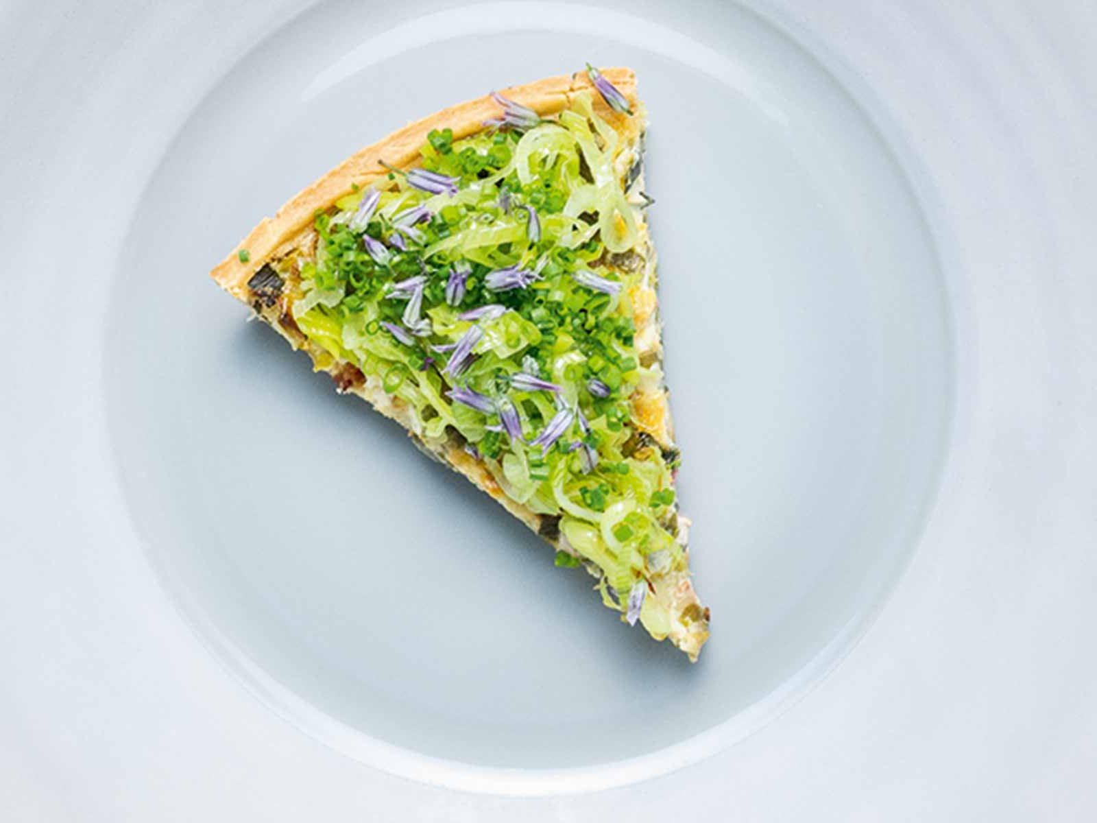 Leek Quiche with Chives