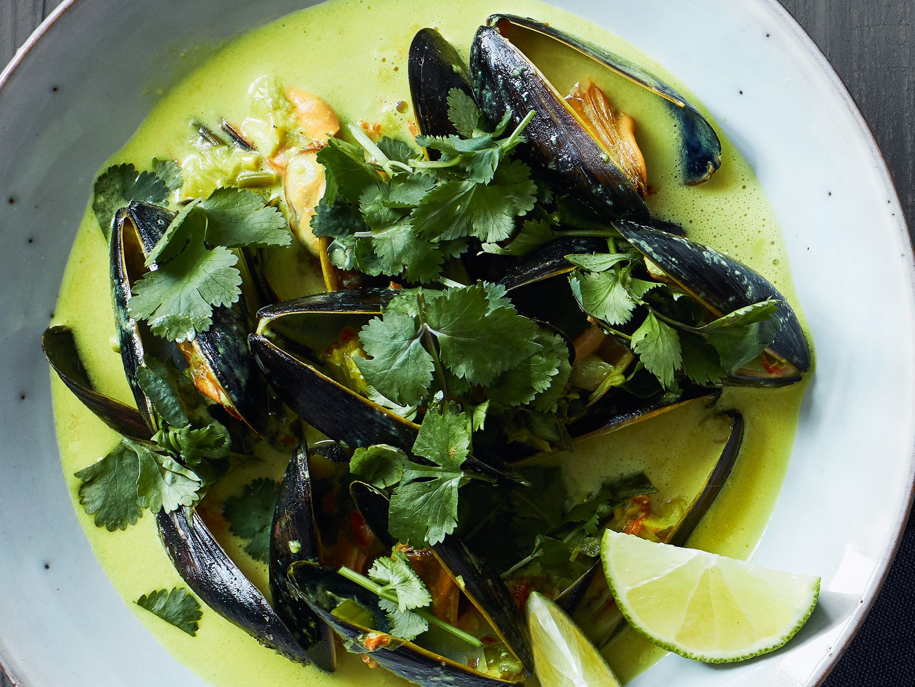 Thai-style Mussels