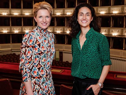 Birgit Reitbauer (l.) und Maryam Yeganehfar gehören zum neuen Opernball-Komitee.