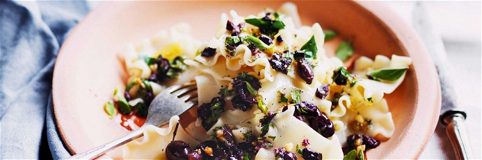 Pasta: Tacconi with Black Olives