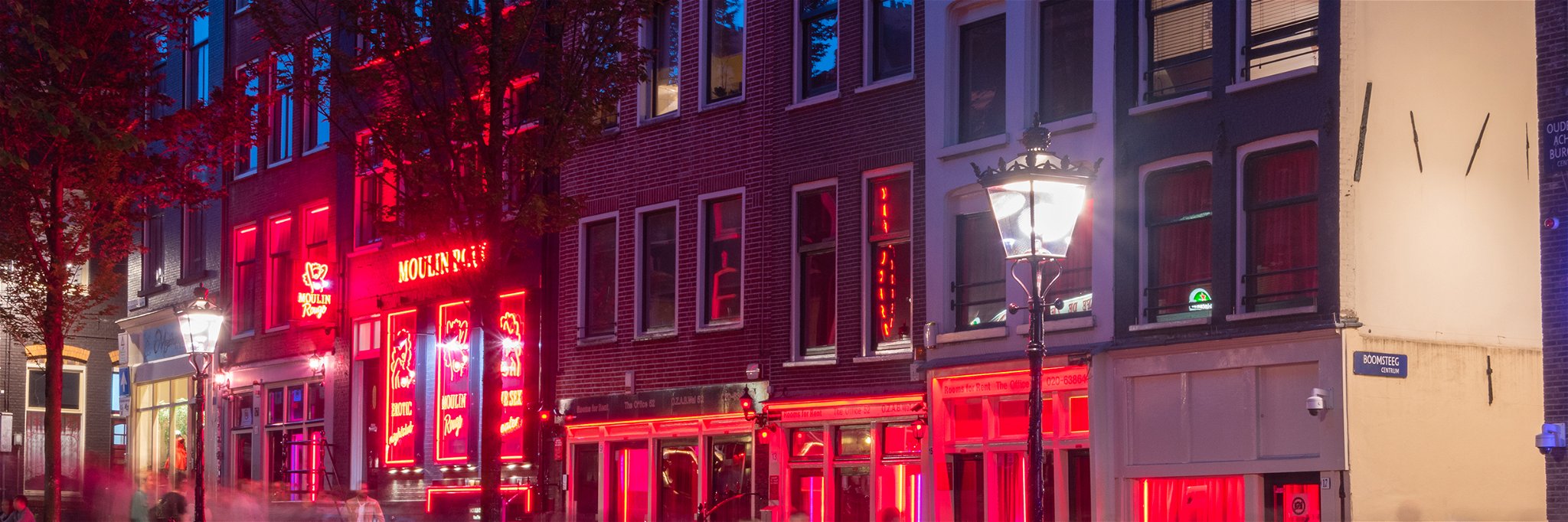 Red light district of Amsterdam.