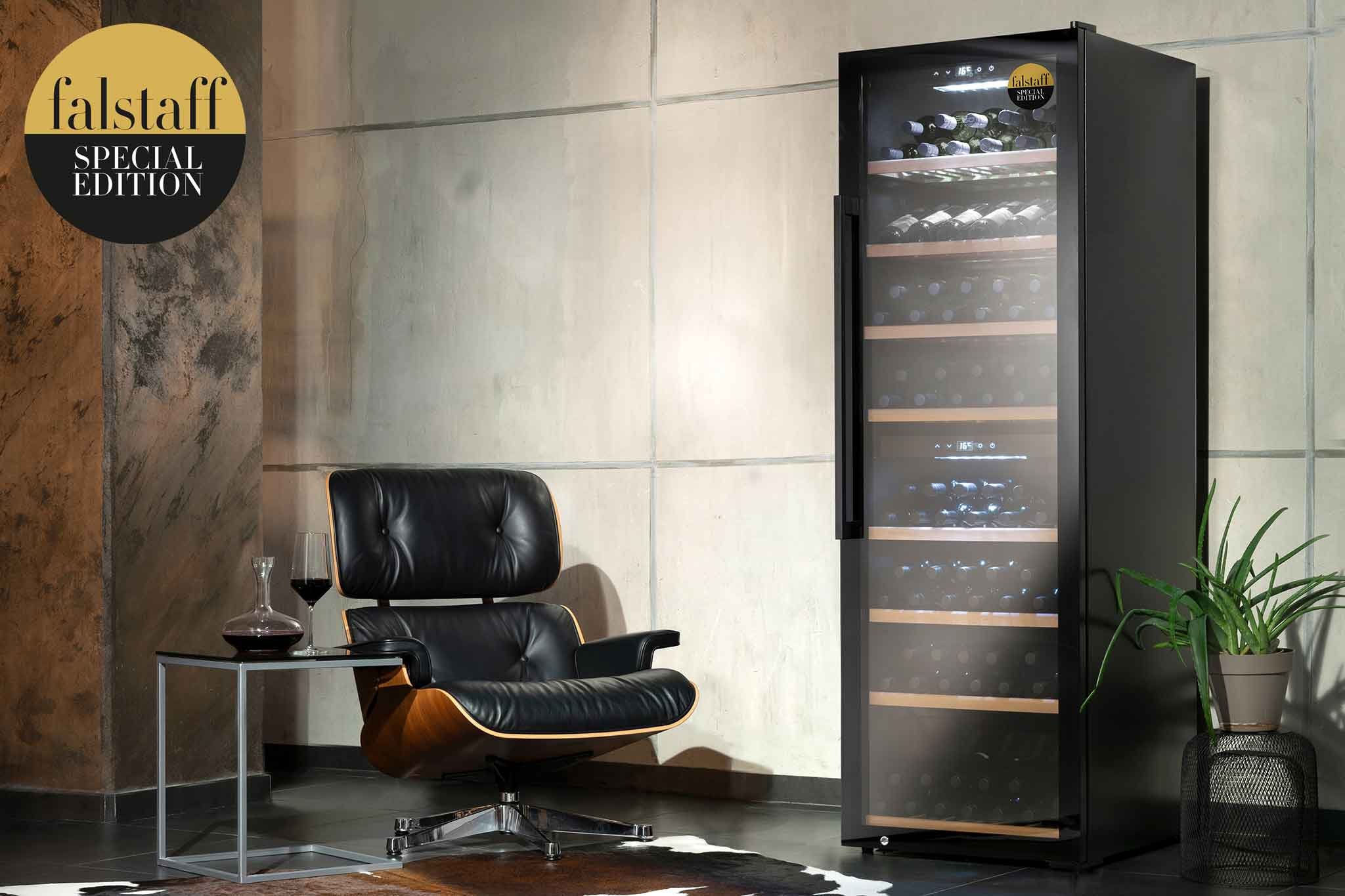 Die Weinkühlschränke in der einzigartigen Falstaff-Edition kombinieren edles Design und smarte Technik.