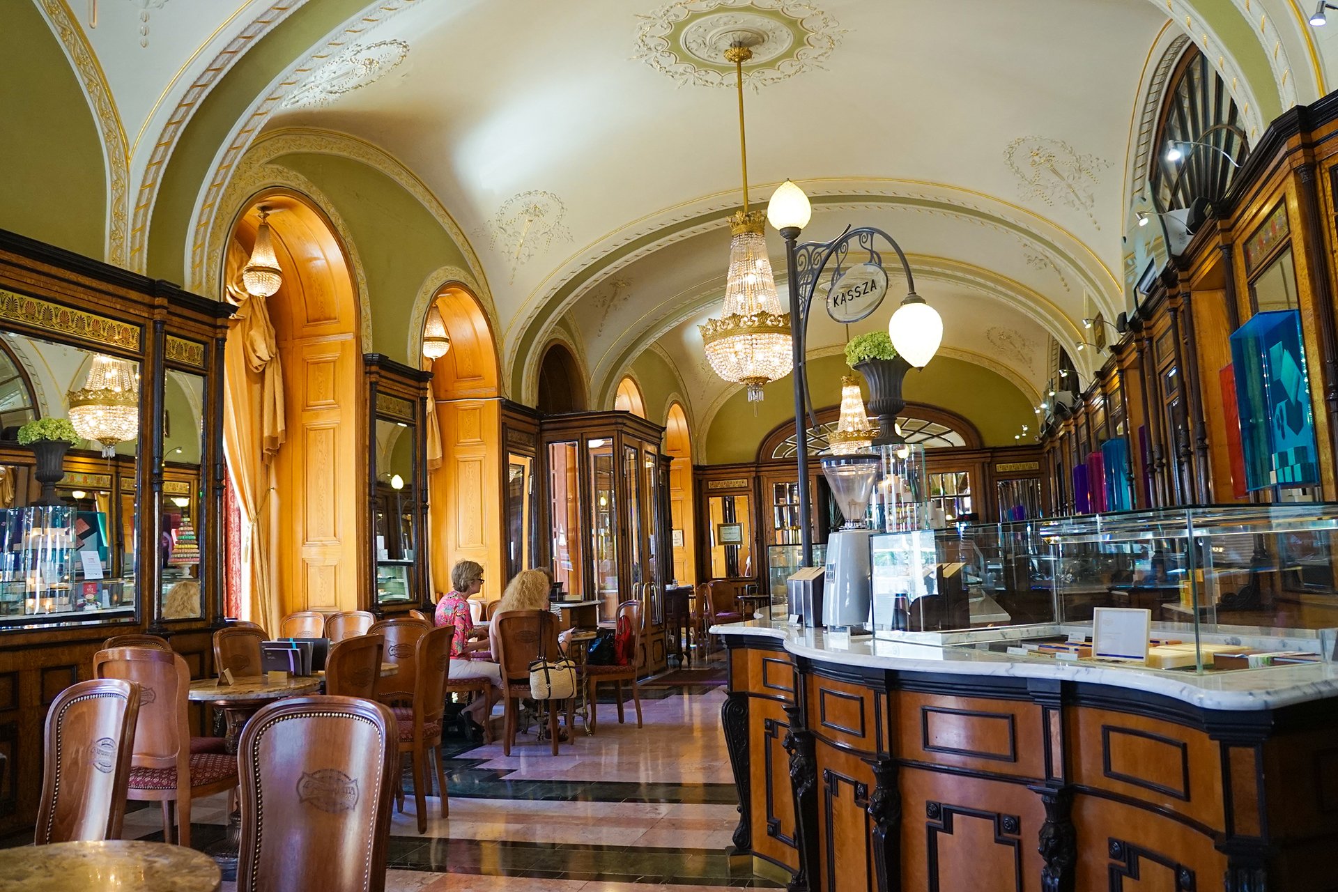Café Gerbeaud, Budapest.
