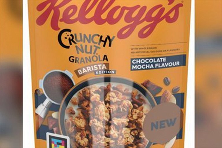 Kellogg´s crunchy nut granola, Barista edition.