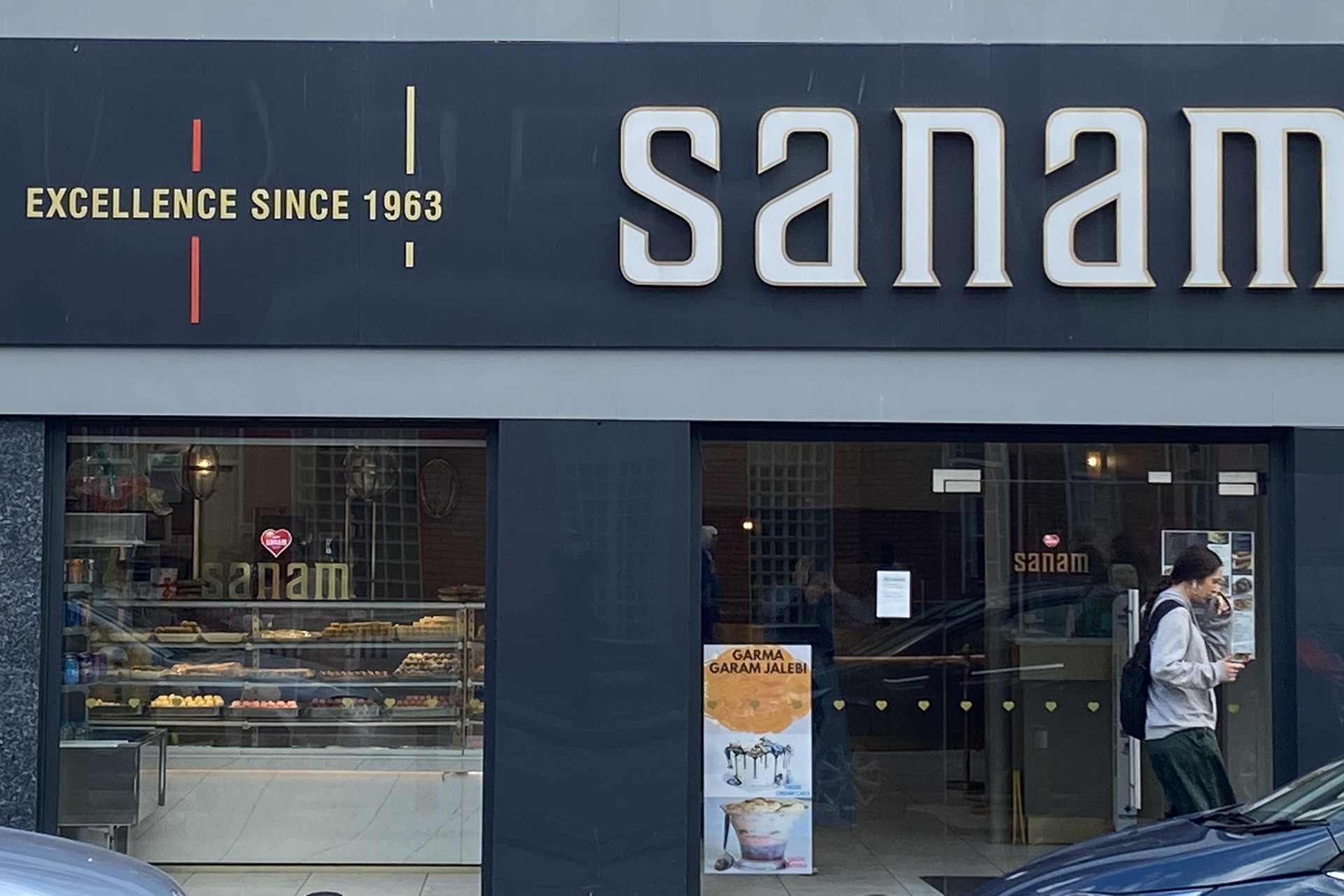 Sanam on Curry Mile, Manchester.