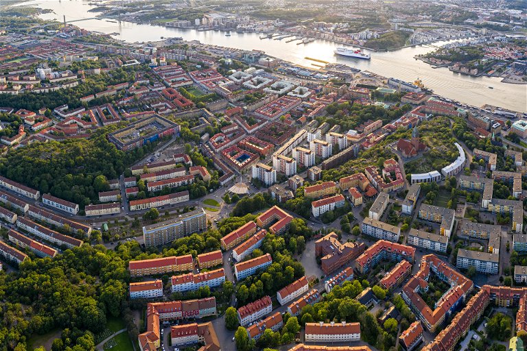 Panoramic view of Gothenburg, Sweden