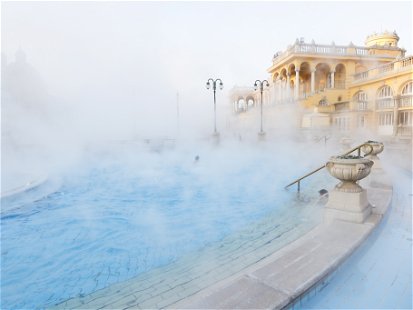 an old thermal baths in Europe