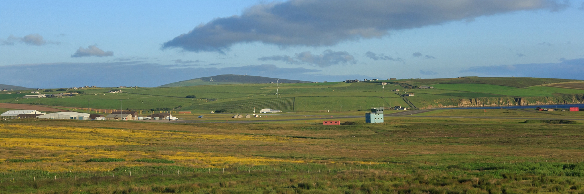 Kirkwall airport on Orkney, Scotland