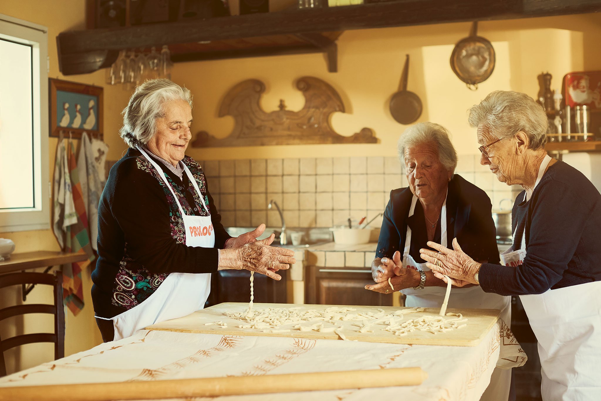 Bei den »Grannies« wird die Pasta selbstverständlich in Handarbeit zubereitet.
