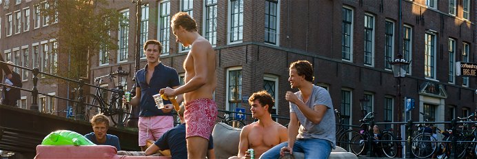Stag party in Amsterdam
