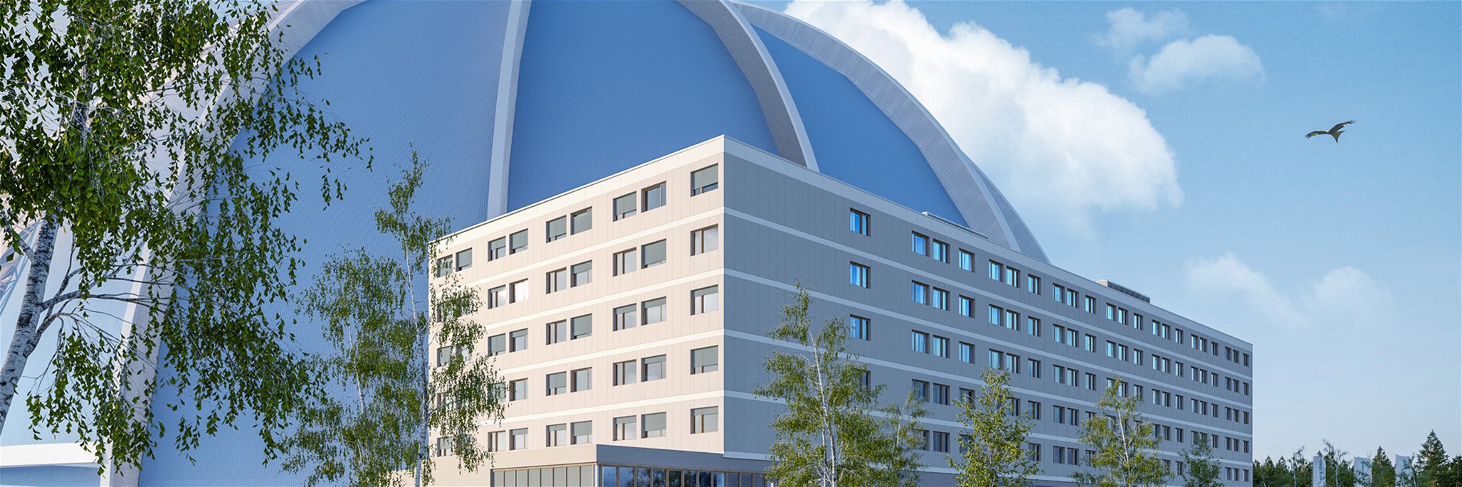 In 150 Zimmern sollen im neuen Hotel 500 Betten für Gäste zur Verfügung stehen.