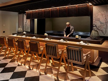 Das neue «Minamo» Restaurant bietet eine exklusive japanische Fine Dining-Experience.
