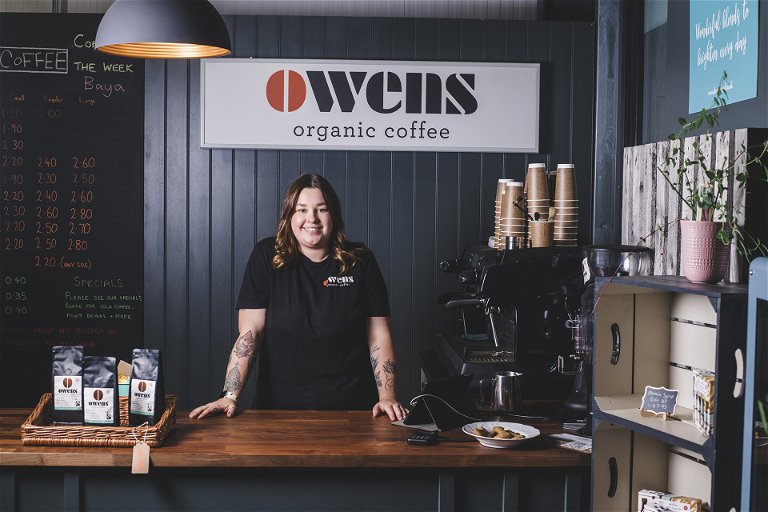 Shop at Owens Coffee, Ivybridge, Devon