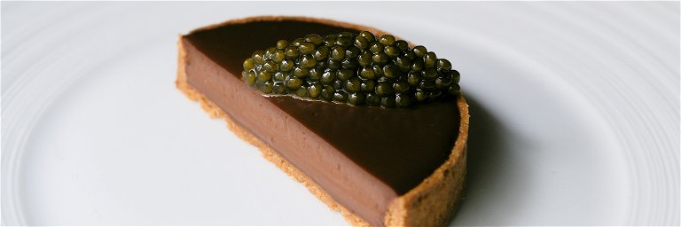 Tarte Au Chocolat Avec Caviar by Chef Bruno Verjus