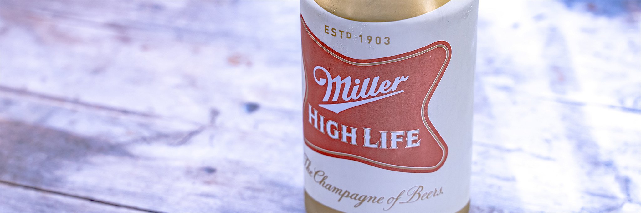 Can of Miller High Life Beer