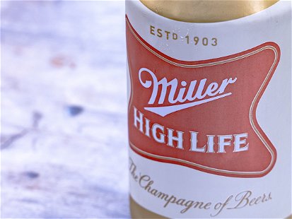 Can of Miller High Life Beer