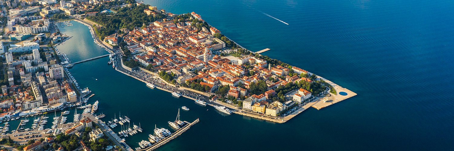 Zadar an der Adriaküste.