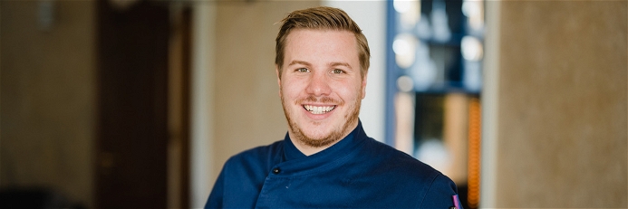 Christopher Wecker ist bereits seit der Eröffnung im Jahr 2019 als Küchenchef in der »Villa Kellermann« tätig.